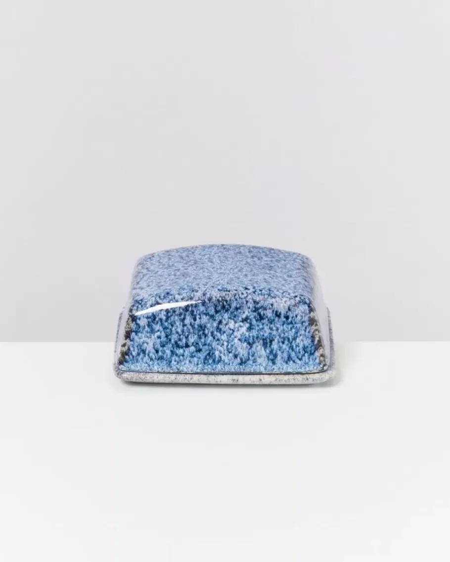 Motel a Miio Butterdosen^Cordoama Butterdose Blau Gesprenkelt