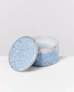 Motel a Miio Schmuckschälchen^Cordoama Dose S Blau Gesprenkelt