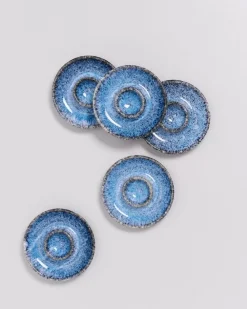 Motel a Miio Eierbecher^Cordoama Eierbecher Blau Gesprenkelt