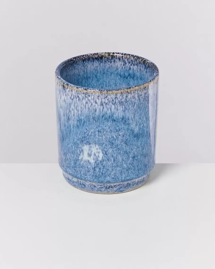 Motel a Miio 6 Teilige Sets^Cordoama 6Er Set Becher Gros Blau Gesprenkelt