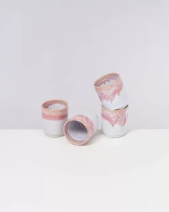 Motel a Miio 4 Teilige Sets^Cordoama 4Er Set Becher Gros Rose