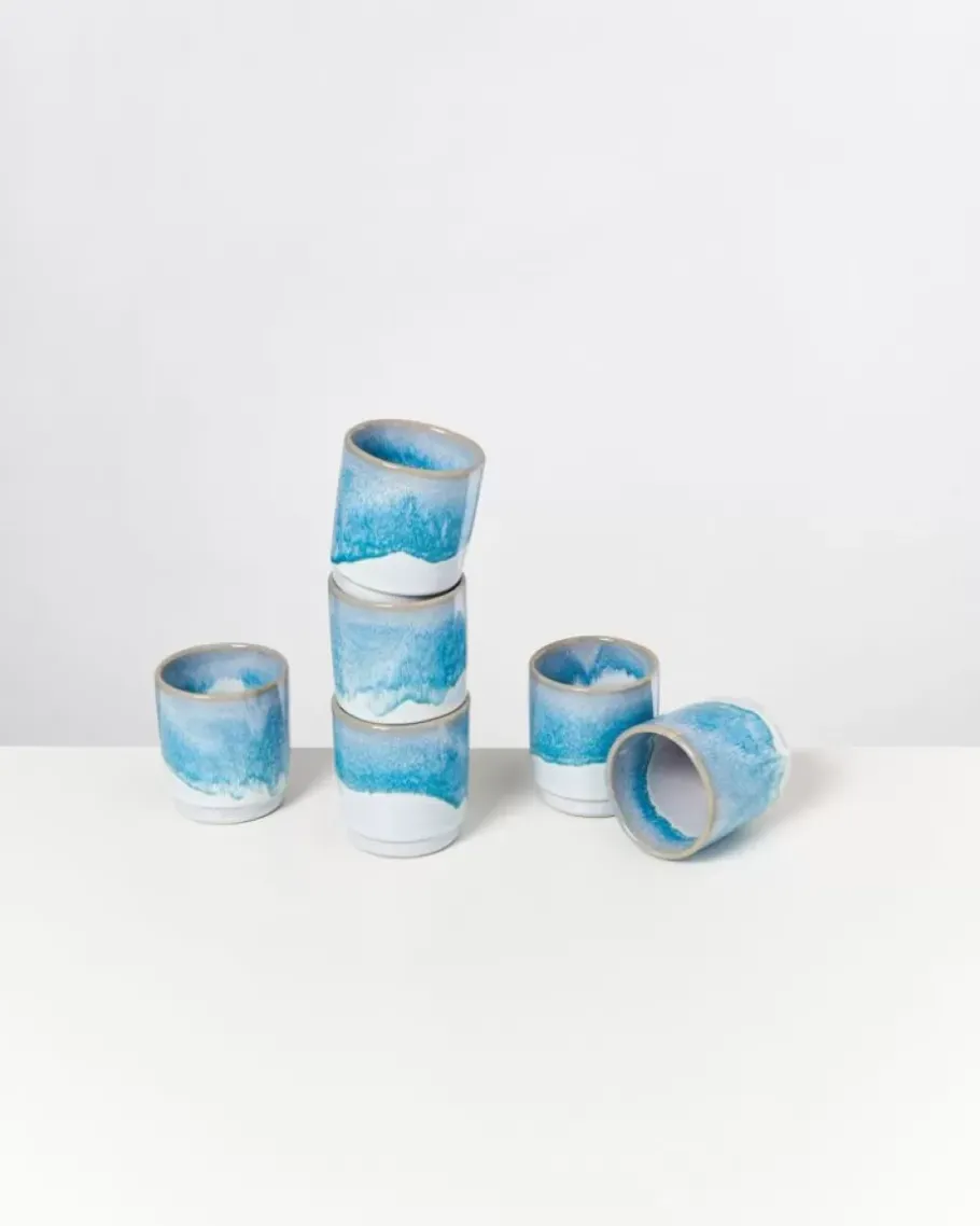 Motel a Miio Tassen & Becher Sets^Cordoama 6Er Set Becher Klein Aqua