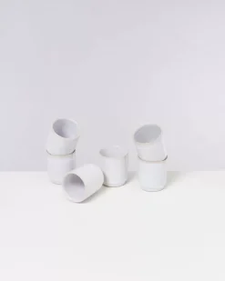 Motel a Miio Tassen & Becher Sets^Cordoama 6Er Set Becher Klein Weis