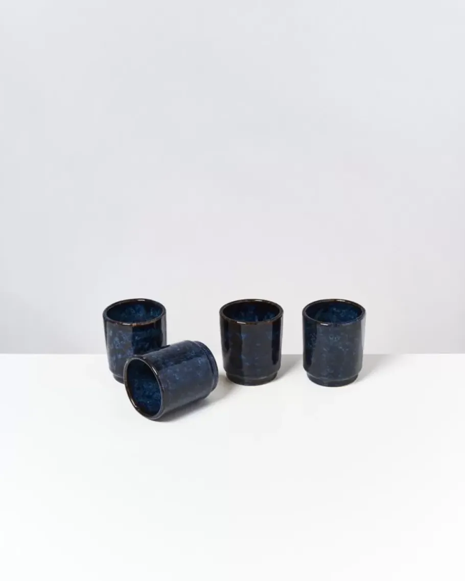 Motel a Miio Tassen & Becher Sets^Cordoama 4Er Set Becher Klein Dunkelblau