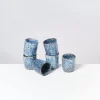 Motel a Miio 6 Teilige Sets^Cordoama 6Er Set Becher Klein Blau Gesprenkelt