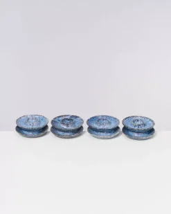 Motel a Miio Eierbecher^Cordoama 8Er Set Eierbecher Blau Gesprenkelt