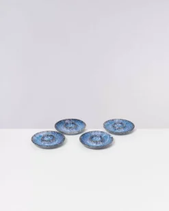 Motel a Miio Eierbecher^Cordoama 4Er Set Eierbecher Blau Gesprenkelt