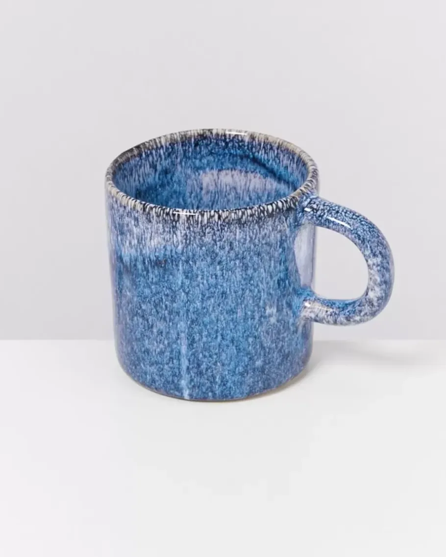 Motel a Miio Tassen & Becher^Cordoama 6Er Set Tasse Gros Blau Gesprenkelt
