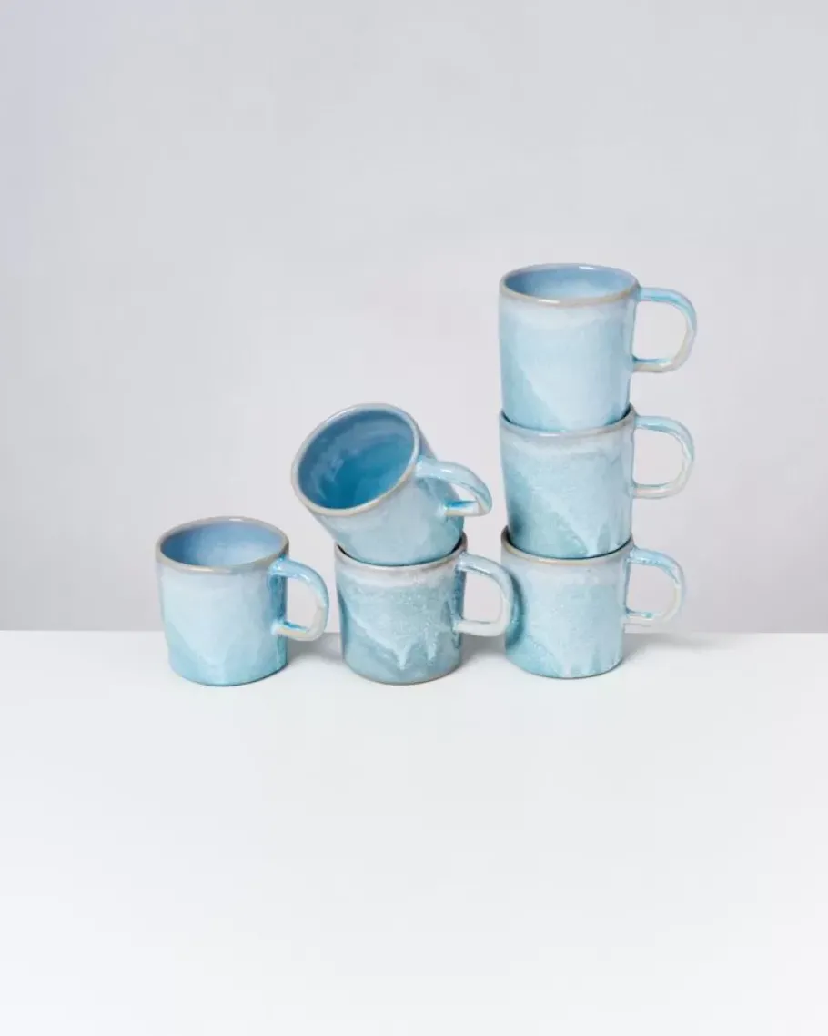 Motel a Miio Tassen & Becher Sets^Cordoama 6Er Set Tasse Gros Aqua