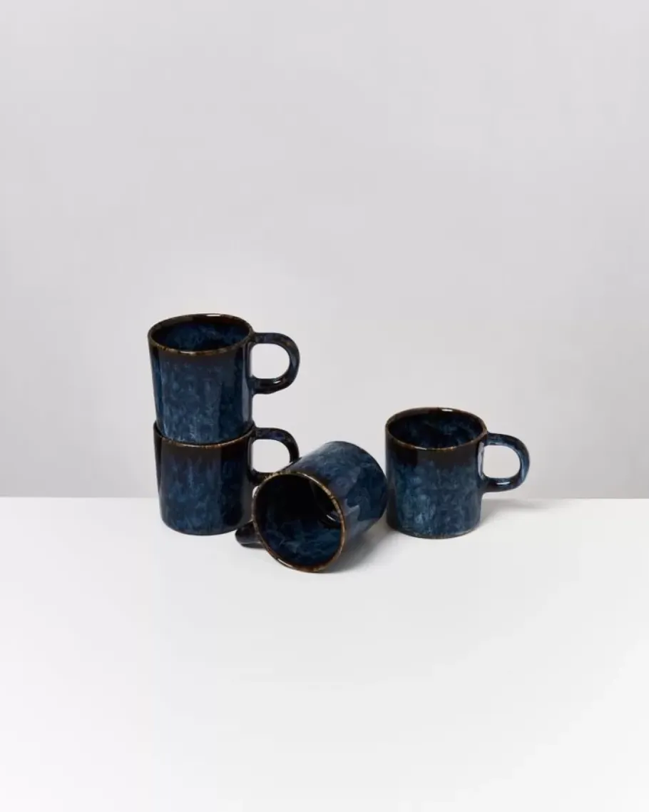 Motel a Miio Tassen & Becher^Cordoama 4Er Set Tasse Gros Dunkelblau