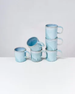 Motel a Miio Tassen & Becher^Cordoama 6Er Set Tasse Gros Aqua