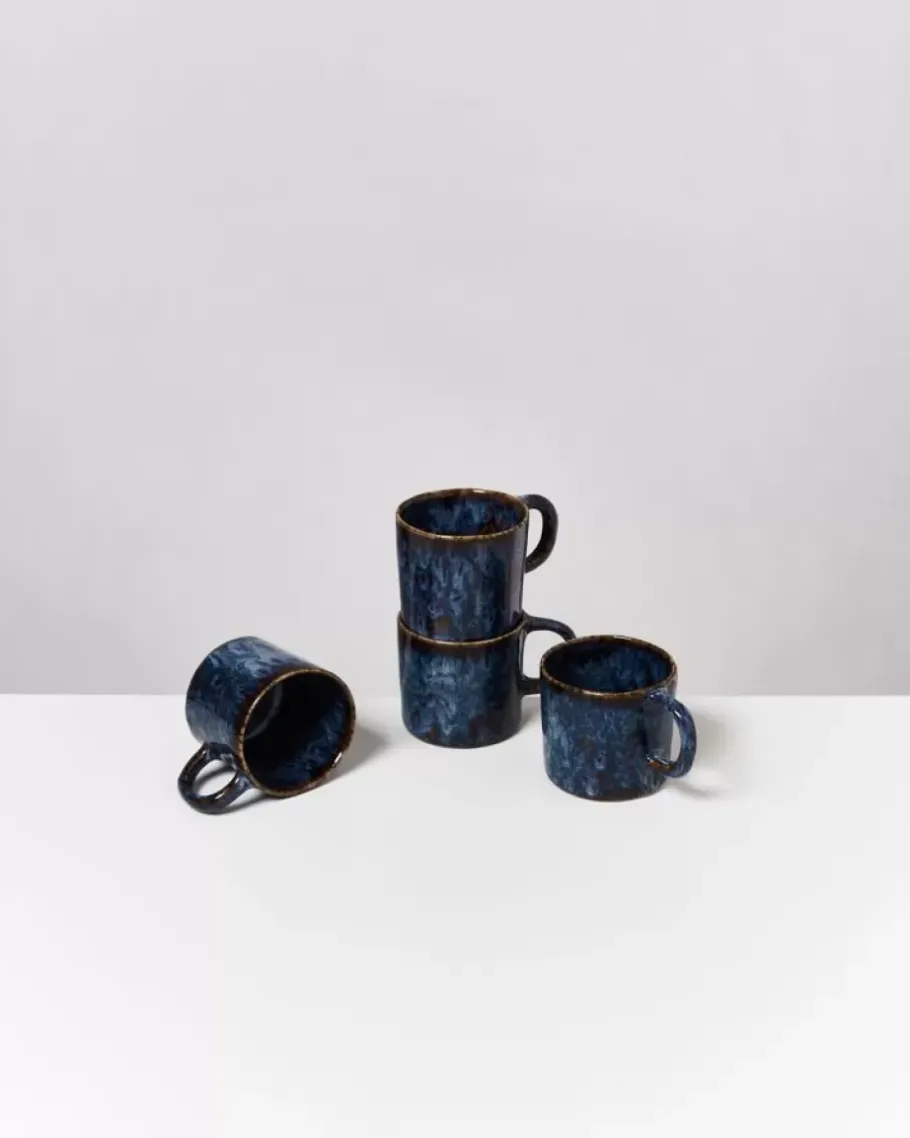 Motel a Miio Tassen & Becher Sets^Cordoama 4Er Set Tasse Klein Dunkelblau