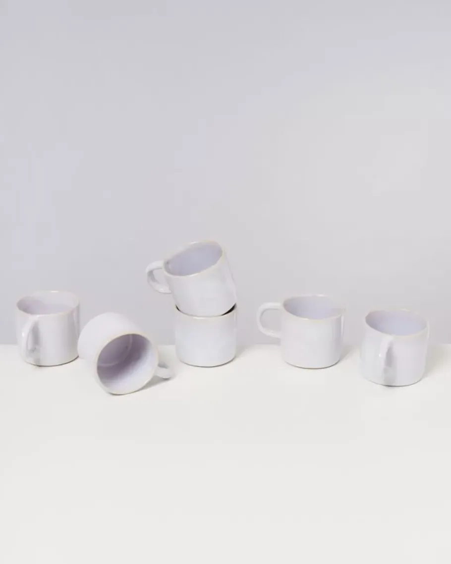Motel a Miio Tassen & Becher Sets^Cordoama 6Er Set Tasse Klein Weis
