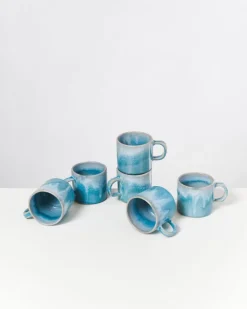 Motel a Miio Tassen & Becher Sets^Cordoama 6Er Set Tasse Klein Aqua
