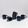 Motel a Miio 6 Teilige Sets^Cordoama 6Er Set Tasse Klein Dunkelblau