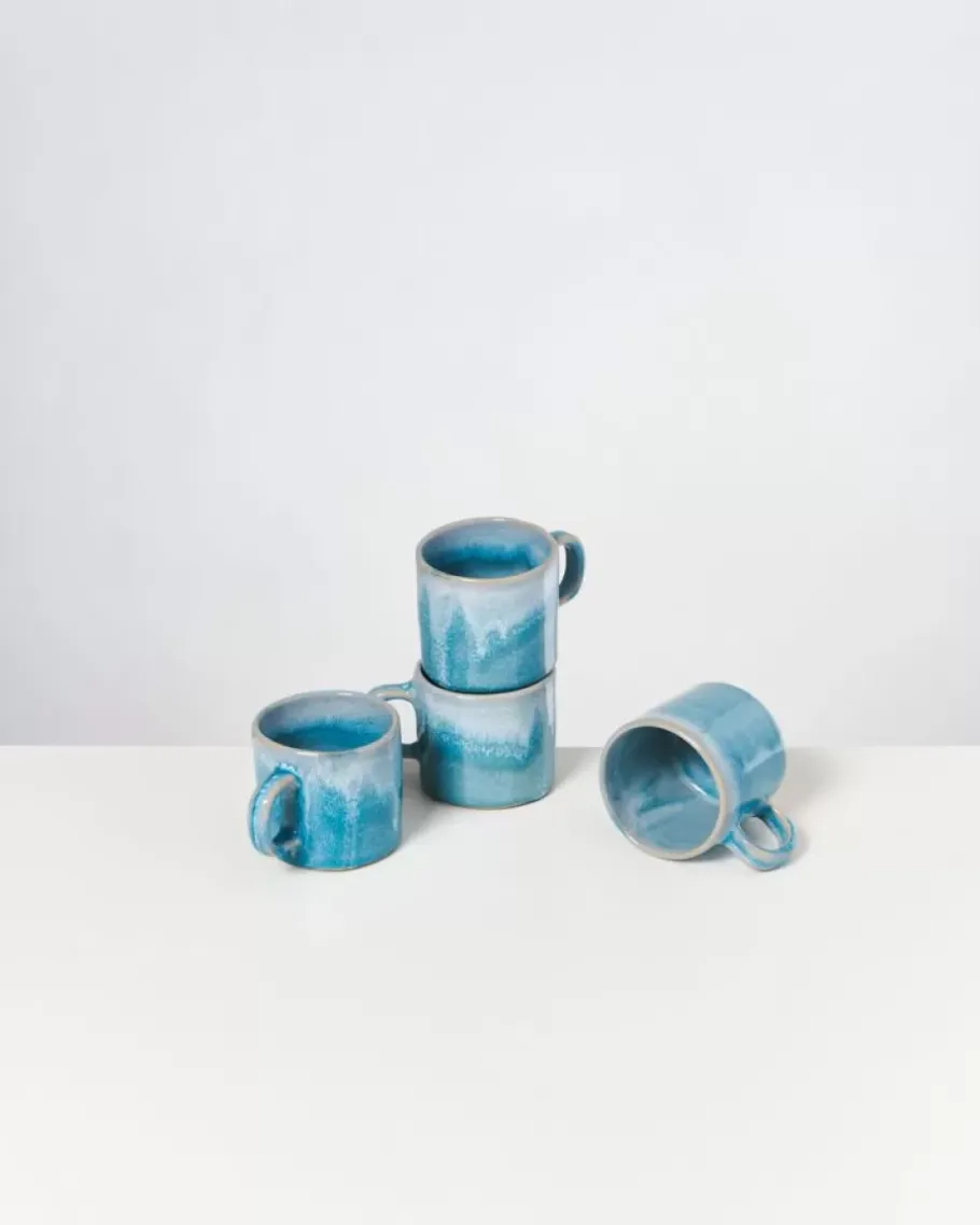 Motel a Miio Tassen & Becher Sets^Cordoama 4Er Set Tasse Klein Aqua