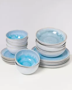 Motel a Miio 24 Teilige Sets^Cordoama Klassik Aqua - 24 Teiliges Set