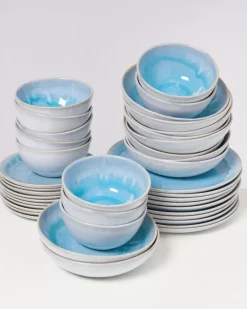 Motel a Miio 40 Teilige Sets^Cordoama Klassik Aqua - 40 Teiliges Set