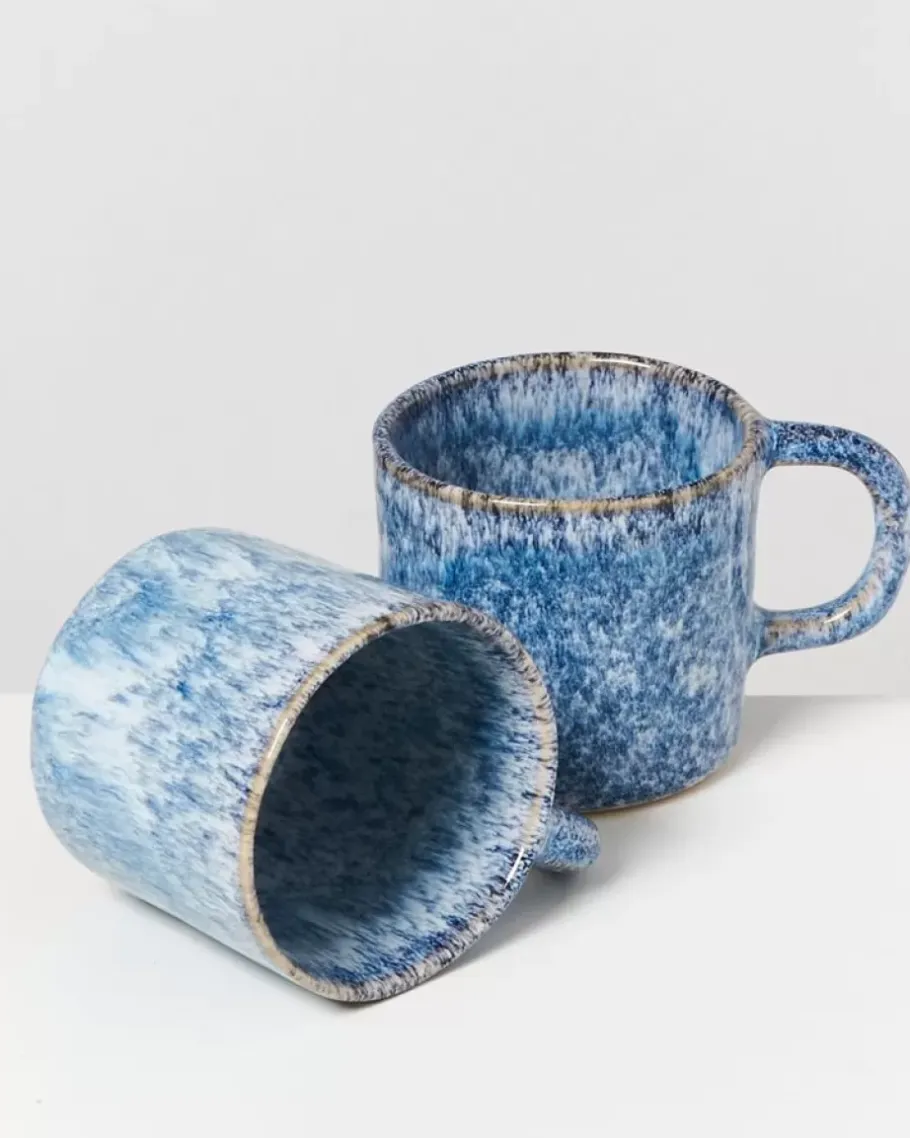 Motel a Miio Tassen & Becher^Cordoama Tasse Klein Blau Gesprenkelt