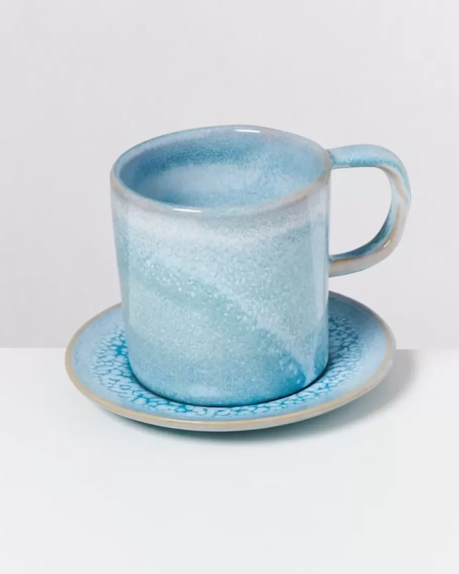 Motel a Miio Große Tassen^Cordoama Untertasse Aqua