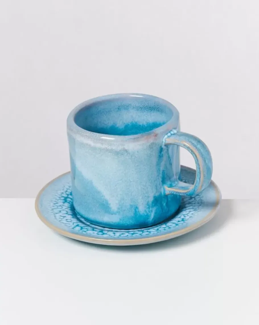 Motel a Miio Große Tassen^Cordoama Untertasse Aqua