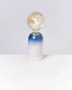 Motel a Miio Lampen^Farol Lampe Blau Rosa Gesprenkelt