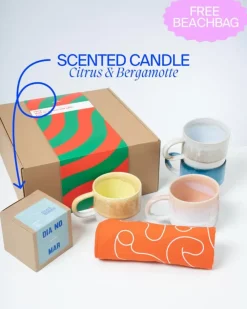 Motel a Miio Duftkerzen^Geschenkbox - 4 X Coimbra Teetasse & 1 X Duftkerze