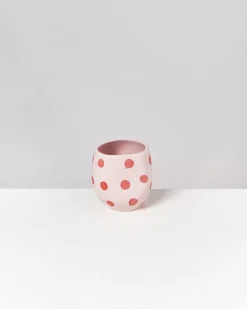 Motel a Miio Vasen^Joao Vase M Rosa Mit Punkten