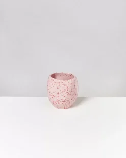 Motel a Miio Vasen^Joao Vase M Rosa Rot Gesprenkelt