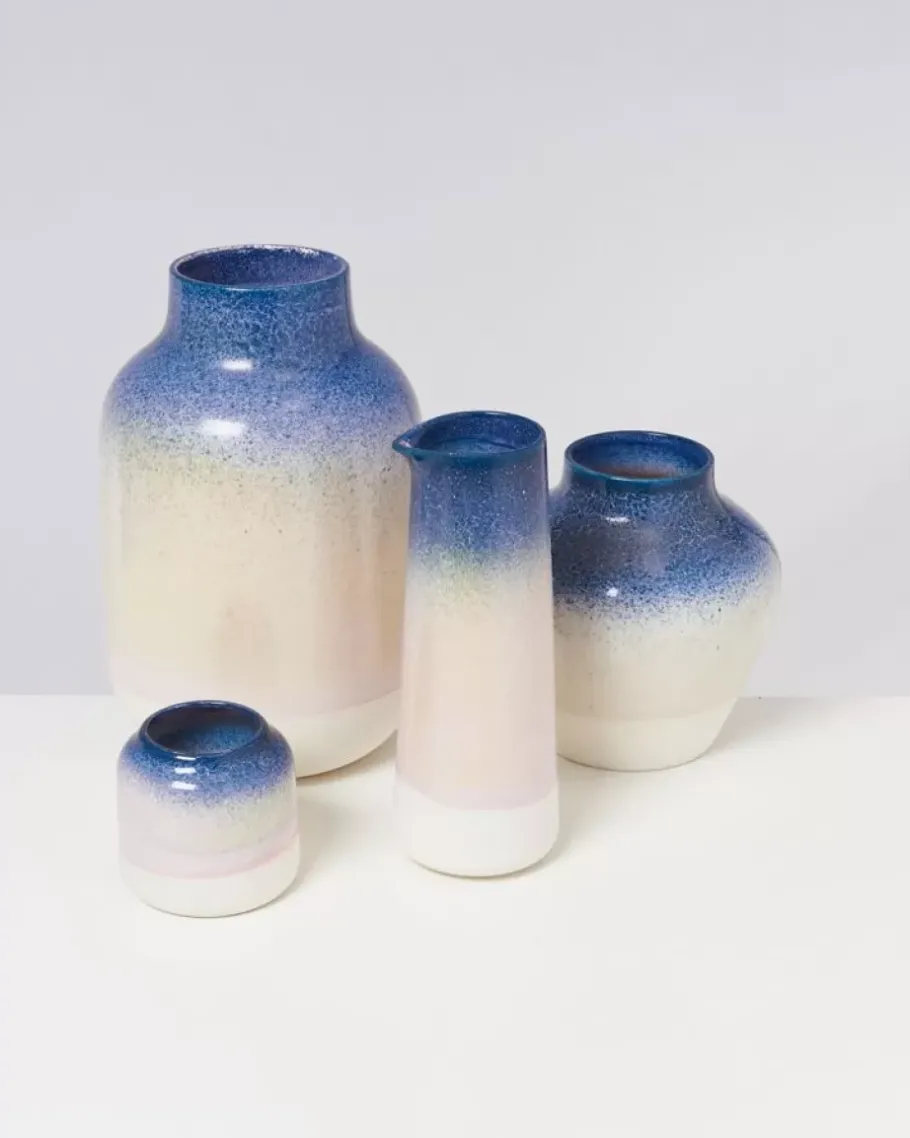 Motel a Miio Madalin^Madalin Vase Blau Rosa Gesprenkelt