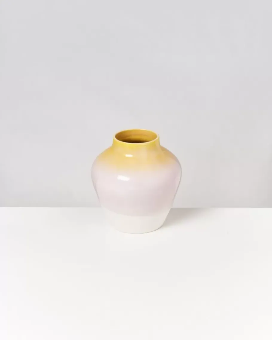 Motel a Miio Madalin^Madalin Vase Gelb Rosa Gesprenkelt