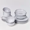 Motel a Miio 24 Teilige Sets^Mae Grau - 24 Teiliges Set