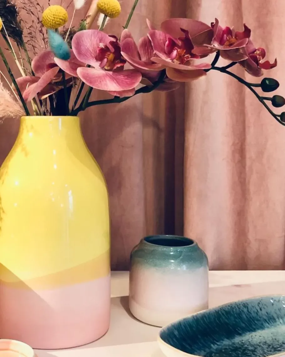 Motel a Miio Vasen^Marisa Vase Gelb Rose