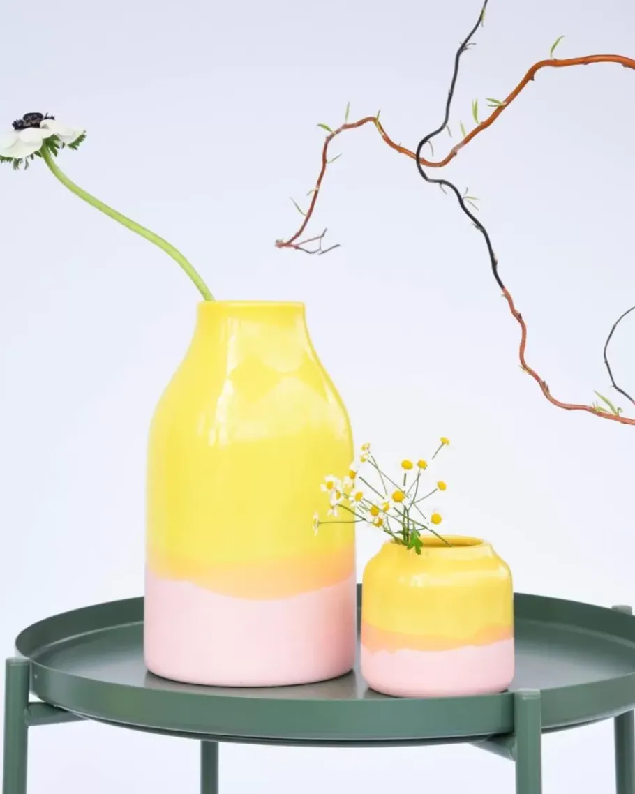 Motel a Miio Vasen^Marisa Vase Gelb Rose