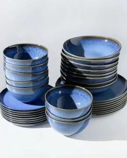 Motel a Miio Geschirr Sets^Melides Blue - 32 Teiliges Set