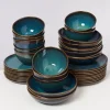 Motel a Miio Geschirr Sets^Melides Oceanblue - 40 Teiliges Set