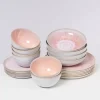 Motel a Miio Geschirr Sets^Melides Rose - 24 Teiliges Set