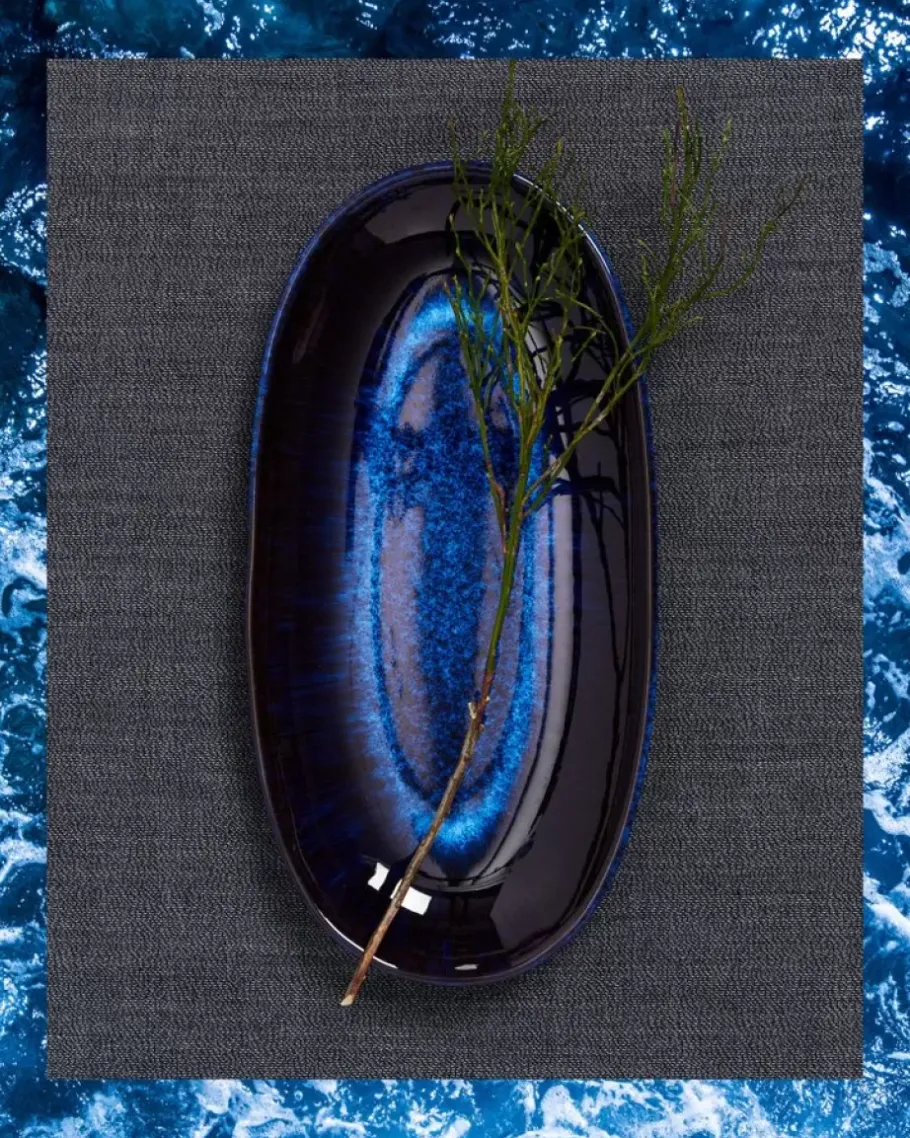 Motel a Miio Servierplatten^Melides Servierplatte L Deepseablue