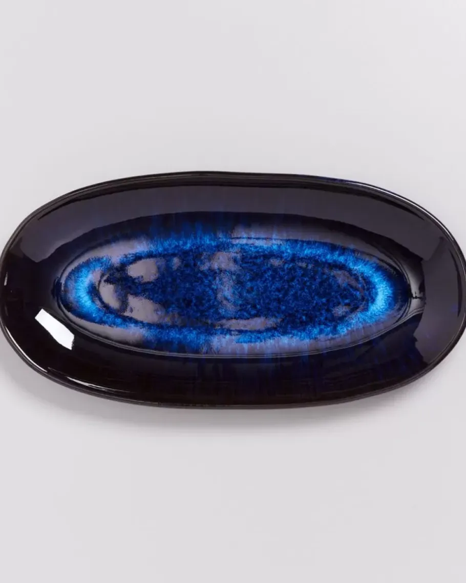 Motel a Miio Servierplatten^Melides Servierplatte L Deepseablue