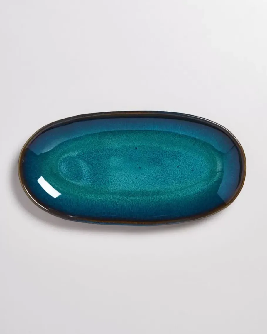 Motel a Miio Servierplatten^Melides Servierplatte L Oceanblue