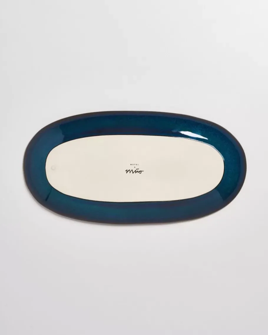 Motel a Miio Servierplatten^Melides Servierplatte L Oceanblue