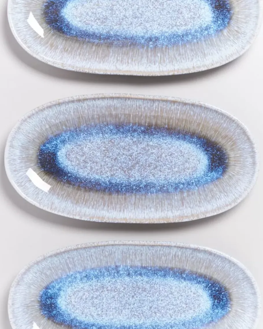 Motel a Miio Servierplatten^Melides Servierplatte L Stoneblue