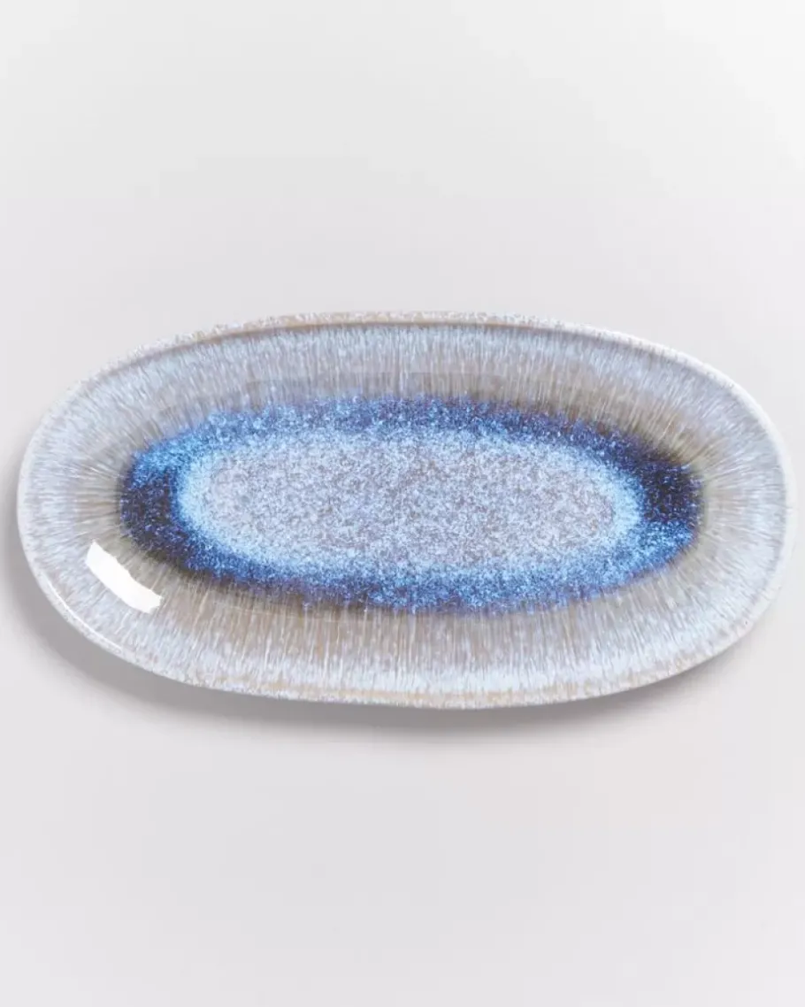 Motel a Miio Servierplatten^Melides Servierplatte L Stoneblue
