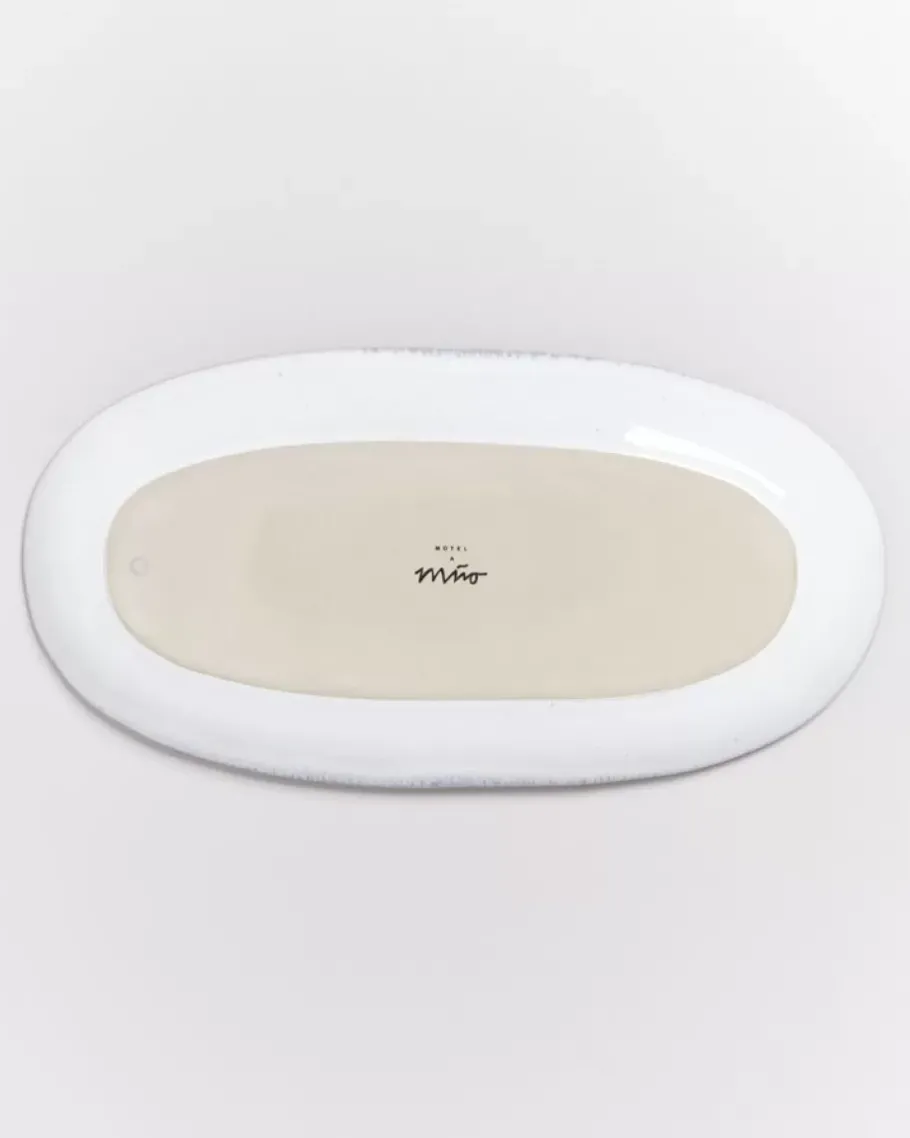 Motel a Miio Servierplatten^Melides Servierplatte L Stoneblue