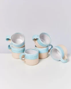 Motel a Miio Tassen & Becher^Nodoa 6Er Set Tasse Blue Dipped