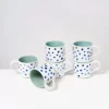 Motel a Miio Tassen & Becher Sets^Nodoa 6Er Set Tasse Mint Mit Punkten