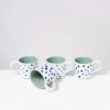 Motel a Miio 4 Teilige Sets^Nodoa 4Er Set Tasse Mint Mit Punkten
