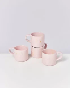Motel a Miio Tassen & Becher^Nodoa 4Er Set Tasse Rosa Gesprenkelt