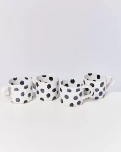 Motel a Miio Tassen & Becher Sets^Nodoa 4Er Set Tasse Schwarze Punkte