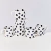 Motel a Miio 6 Teilige Sets^Nodoa 6Er Set Tasse Schwarze Punkte